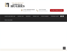 Tablet Screenshot of gkhugheslaw.com